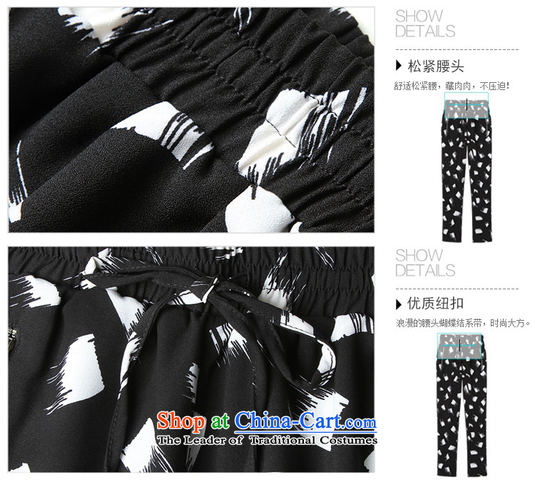 Elizabeth sub-large female summer Korean New floral pants thick mm summer loose Harun chiffon trousers female flowers pants castor pant Y9069 White 4XL Photo, prices, brand platters! The elections are supplied in the national character of distribution, so action, buy now enjoy more preferential! As soon as possible.