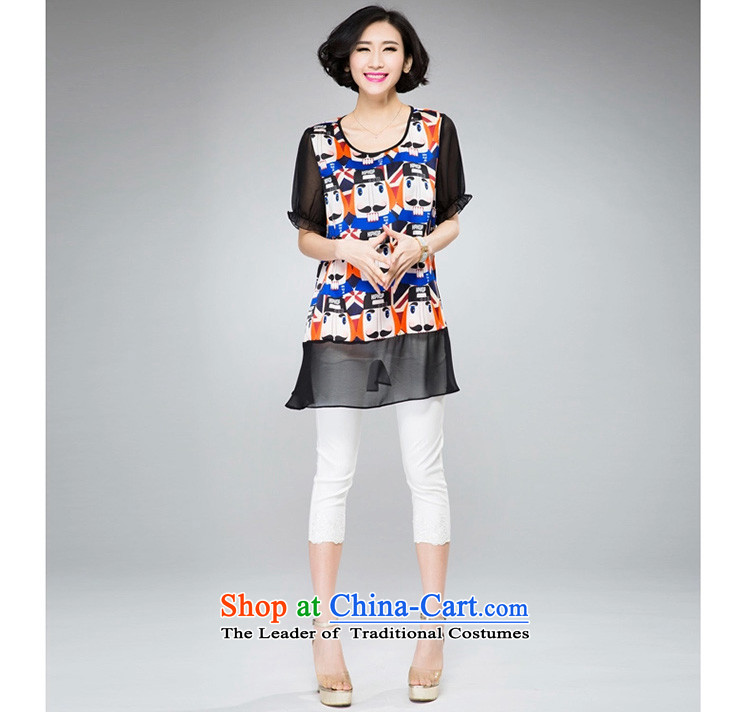 Cherry blossoms floating in the spring and summer of 2015 mm thick large new women's exquisite cartoon satin stamp graphics thin short-sleeved T-shirt 4XL Photo, prices, brand platters! The elections are supplied in the national character of distribution, so action, buy now enjoy more preferential! As soon as possible.