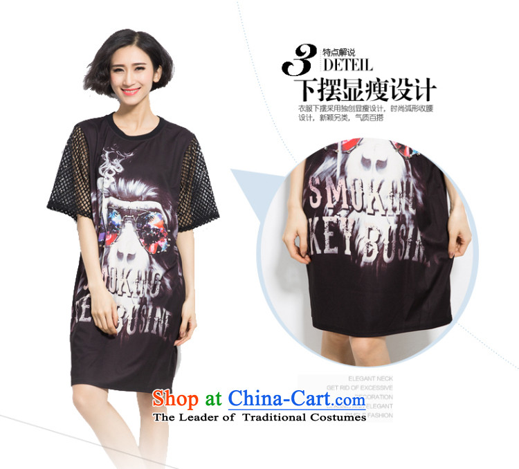 Summer 2015 mm thick new European and American women in large long digital printing wild video thin dresses Black XL Photo, prices, brand platters! The elections are supplied in the national character of distribution, so action, buy now enjoy more preferential! As soon as possible.