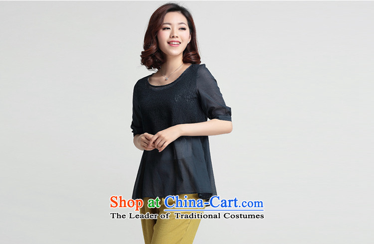 For the Korean People Doi larger female thick mm thin 2105 Spring/Summer video new short-sleeved T-shirt, wild Army Green M picture, prices, brand platters! The elections are supplied in the national character of distribution, so action, buy now enjoy more preferential! As soon as possible.