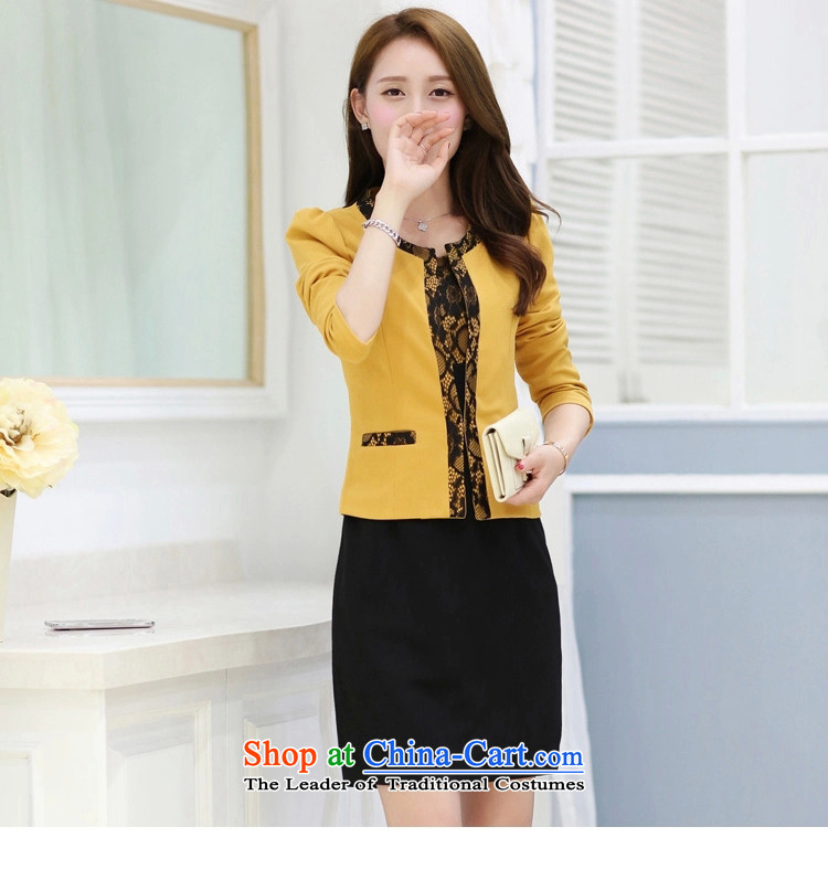 Large DGPZ women's dresses Kit 2015 Fall/Winter Collections new president suite V620 yellow dress Kit L picture, prices, brand platters! The elections are supplied in the national character of distribution, so action, buy now enjoy more preferential! As soon as possible.