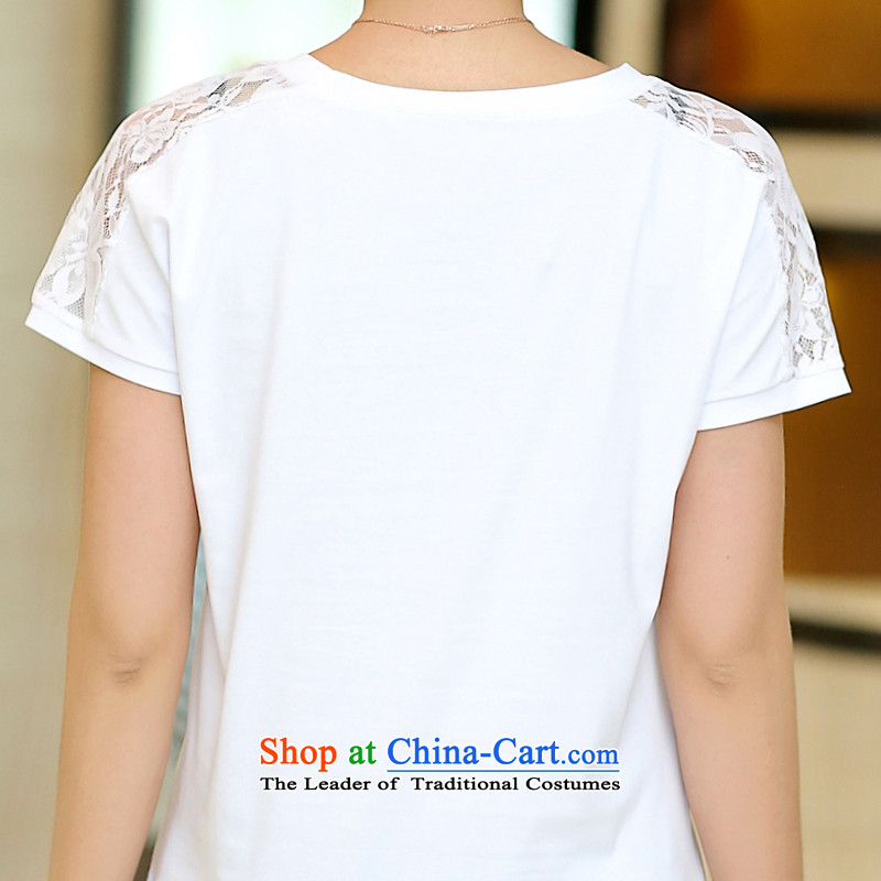 Australia New Robin 2015 gold-color graphics thin thick sister T-shirts and ventricular hypertrophy of fashionable individual stamp forming the white shirt ) paras. 125-140 recommended catty 2XL( Australia Robin (AOKROBIN) , , , shopping on the Internet