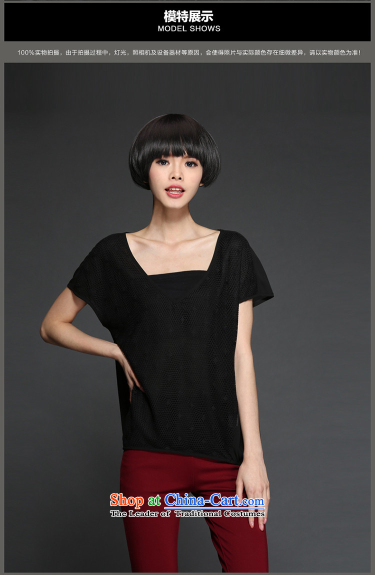 The Director of the 2015 Summer new 200 catties to increase women's code thick mm Korean short-sleeved engraving short-sleeved T-shirt, black large code 3XL 1343 around 922.747 160 pictures, prices, brand platters! The elections are supplied in the national character of distribution, so action, buy now enjoy more preferential! As soon as possible.