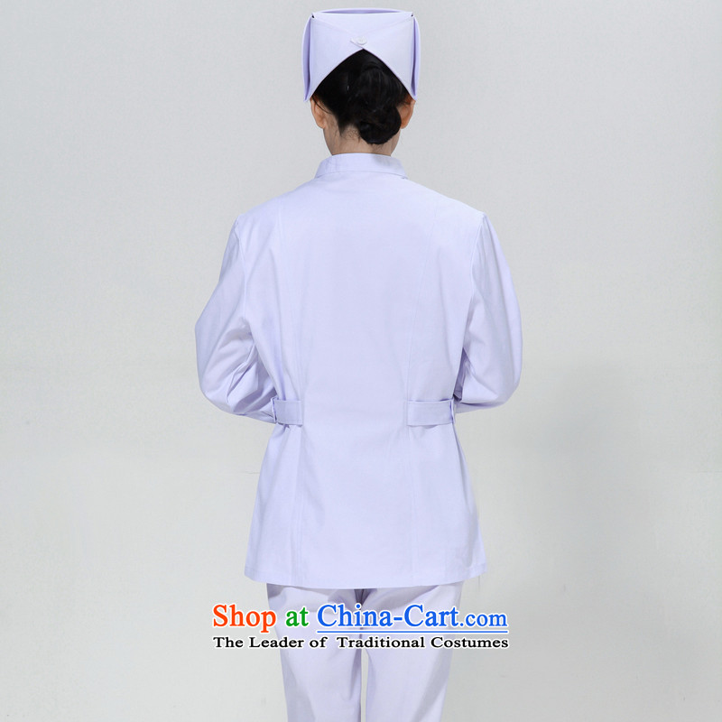 The nightingale flag, the sum nurse uniform Nl-06d long-sleeved Doctors serving white gowns workwear female winter clothing , the white (nursing) , , , shopping on the Internet