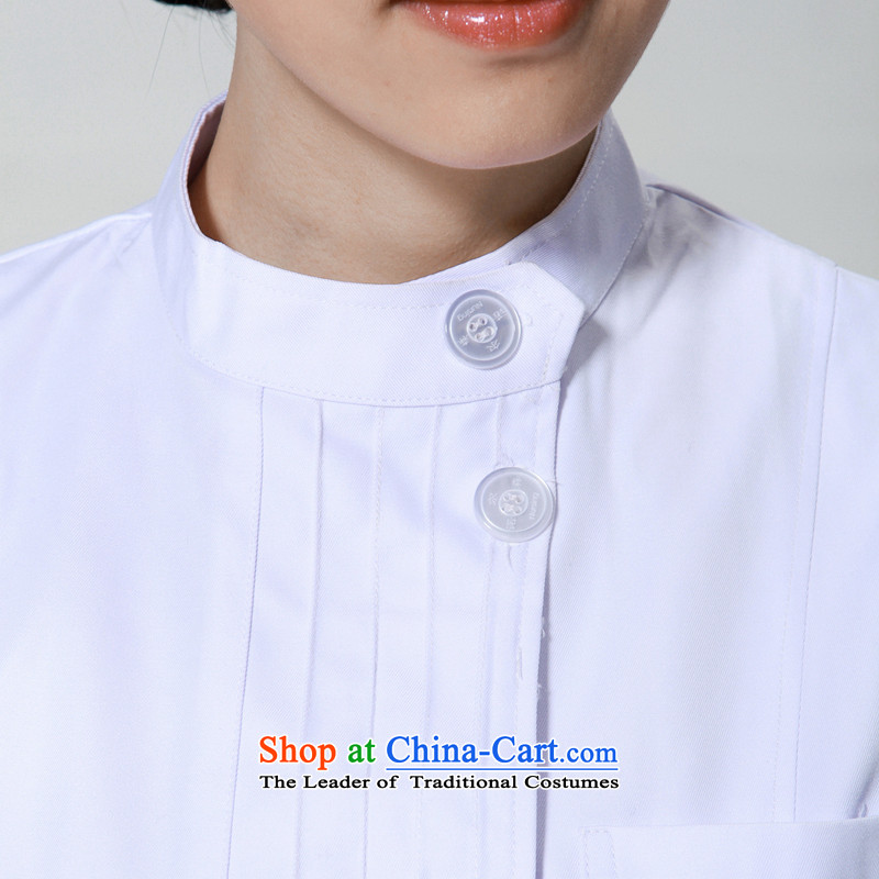 The nightingale flag, the sum nurse uniform NL-05 long-sleeved Doctors serving white gowns workwear female winter clothing , M, White (nursing) , , , shopping on the Internet