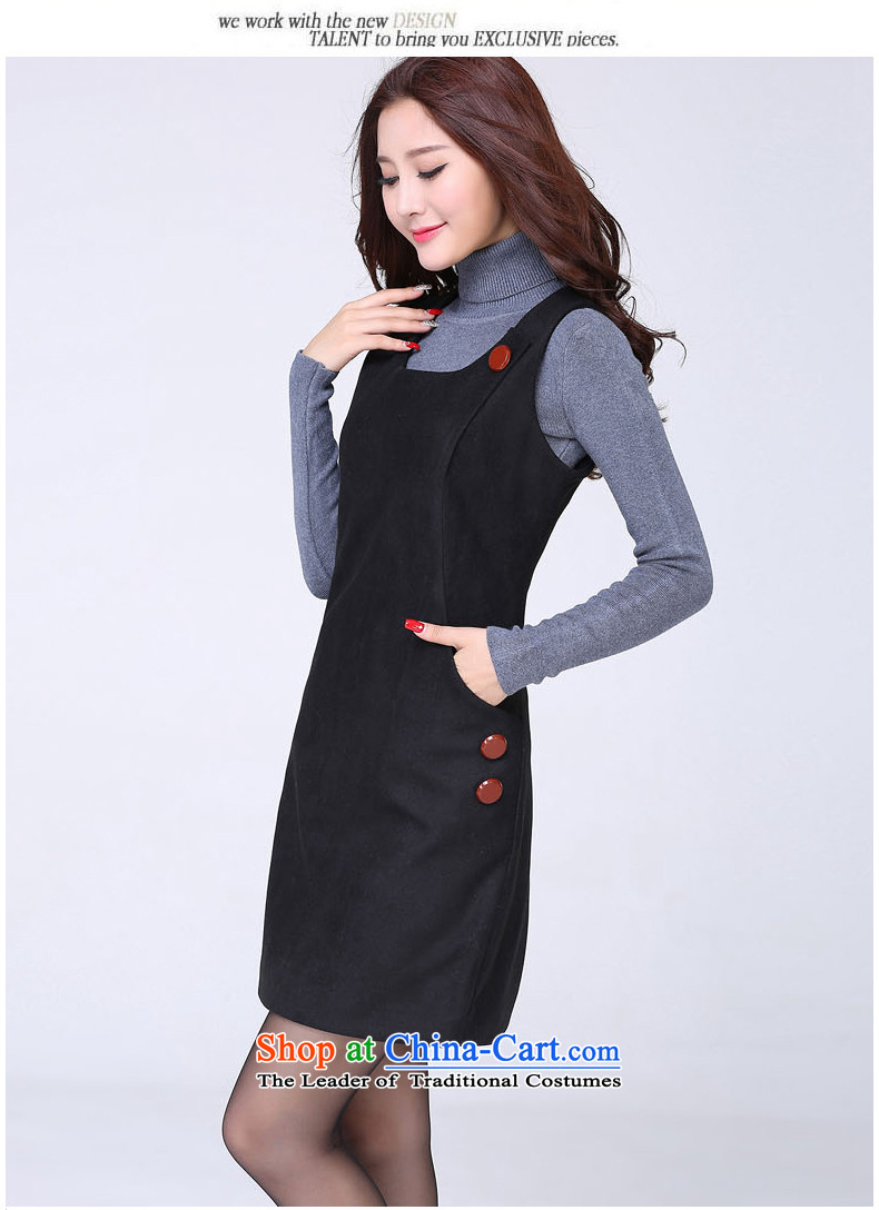 Eun-Ya Xiu 2015 autumn and winter new women's thick MM to xl Korean Sau San sweet sleeveless gross? vest dresses 81# wine red XXXXL picture, prices, brand platters! The elections are supplied in the national character of distribution, so action, buy now enjoy more preferential! As soon as possible.