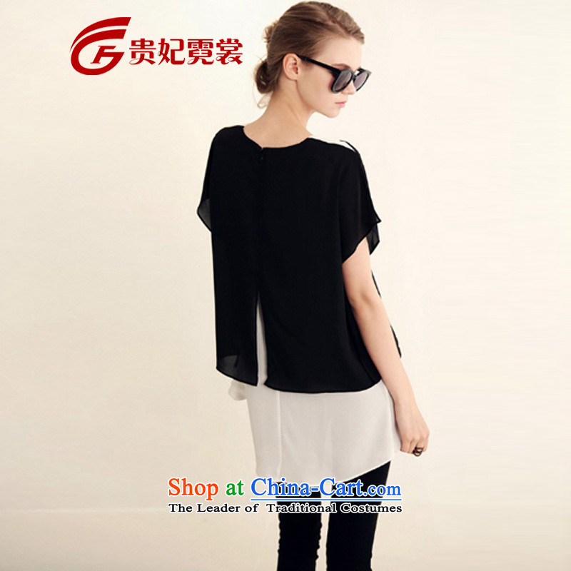 Tysan Gwi-XL ladies casual Kit 2015 Summer new thick mm video thin t-shirts are two leave 7 pants two kit 52045 Black XL, Gwi Tysan shopping on the Internet has been pressed.