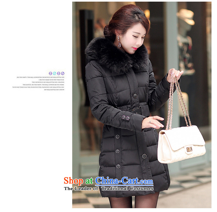 Ah, Ah, stylish 2015 winter clothing new larger female cap on the Nagymaros collar feather cotton coat 1308 pink     XXXXL picture, prices, brand platters! The elections are supplied in the national character of distribution, so action, buy now enjoy more preferential! As soon as possible.