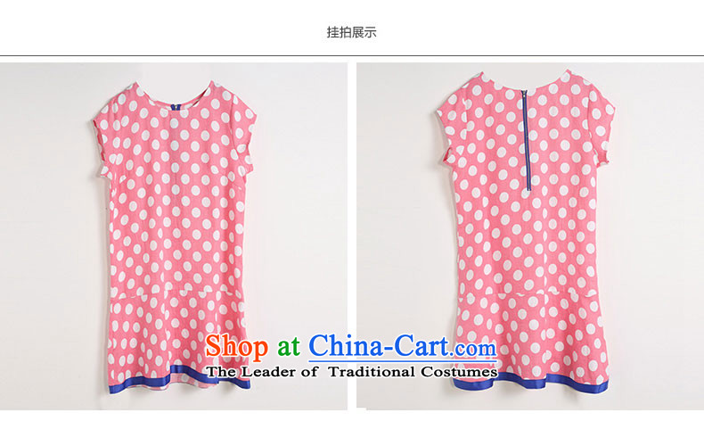 The representative of the water in the summer of 2015, the major new code women thick mm linen cotton linen dresses short-sleeved blue whitepoint S15XY4945 female L picture, prices, brand platters! The elections are supplied in the national character of distribution, so action, buy now enjoy more preferential! As soon as possible.