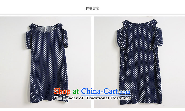 The representative of the water in the summer of 2015, the major new code women thick cotton linen mm bare shoulders short-sleeved dresses S15XY4920 female black & white point L picture, prices, brand platters! The elections are supplied in the national character of distribution, so action, buy now enjoy more preferential! As soon as possible.