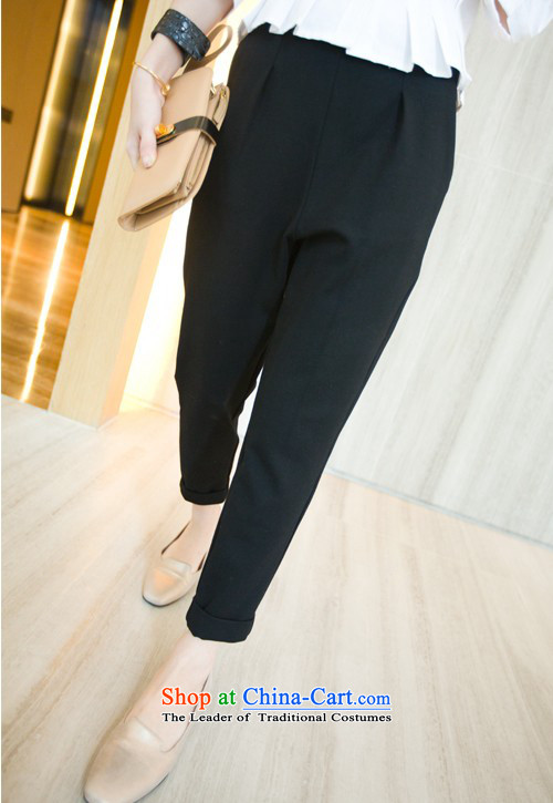 The new summer 2015 Zz&ff larger women's low) thick MM XL Graphics thin 9 suit pants Harun leisure female loose XXXXXL black pictures, ere price, brand platters! The elections are supplied in the national character of distribution, so action, buy now enjoy more preferential! As soon as possible.