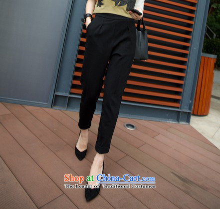 The new summer 2015 Zz&ff larger women's low) thick MM XL Graphics thin 9 suit pants Harun leisure female loose XXXXXL black pictures, ere price, brand platters! The elections are supplied in the national character of distribution, so action, buy now enjoy more preferential! As soon as possible.
