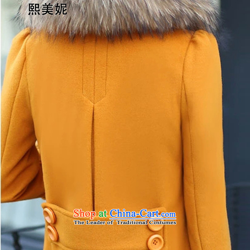 Hee-mei li 2015 winter clothing new larger women in mm thick long hair? female autumn and winter coats 736 Ores Wong 4XL 146-156, recommendations Hee-mei li , , , shopping on the Internet