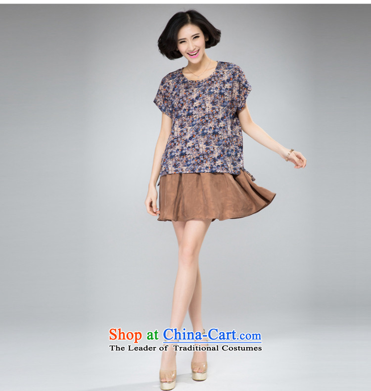 The Eternal-soo to xl women's dresses 2015 Summer thick, Hin thin new thick sister 200 catties loose leave two small fresh floral dress with map color pictures, prices, XL brand platters! The elections are supplied in the national character of distribution, so action, buy now enjoy more preferential! As soon as possible.