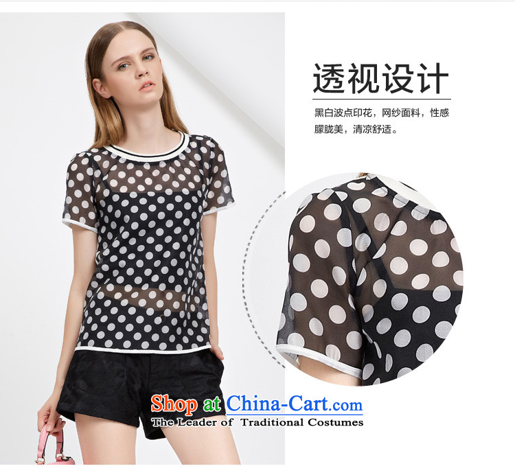 As provided for by 2015 XL female thick MM summer new products Korean Wave point video thin black poverty short-sleeved T-shirt gauze   2790 Black L picture, prices, brand platters! The elections are supplied in the national character of distribution, so action, buy now enjoy more preferential! As soon as possible.