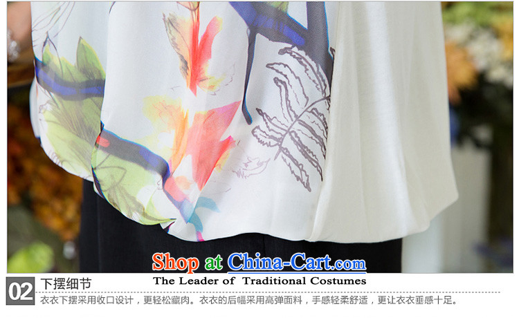 The interpolator auspicious to xl women 2015 Summer new Korean Version Stamp shirt thick mm video thin loose short-sleeved T-shirt X5288 female white 4XL Photo, prices, brand platters! The elections are supplied in the national character of distribution, so action, buy now enjoy more preferential! As soon as possible.