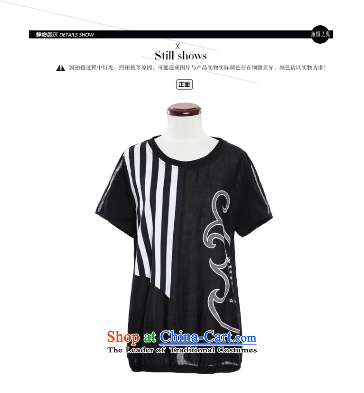 The eternal summer Sau 2015 mm thick new larger female streaks personality lace stamp graphics thin short-sleeved Sports & Leisure package 3XL(T black shirt + pants) Picture, prices, brand platters! The elections are supplied in the national character of distribution, so action, buy now enjoy more preferential! As soon as possible.