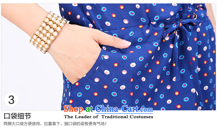 Shani flower lo xl female thick mm2015 summer short-sleeved new round-neck collar Foutune of video thin dresses 6778 Blue 2XL Photo, prices, brand platters! The elections are supplied in the national character of distribution, so action, buy now enjoy more preferential! As soon as possible.
