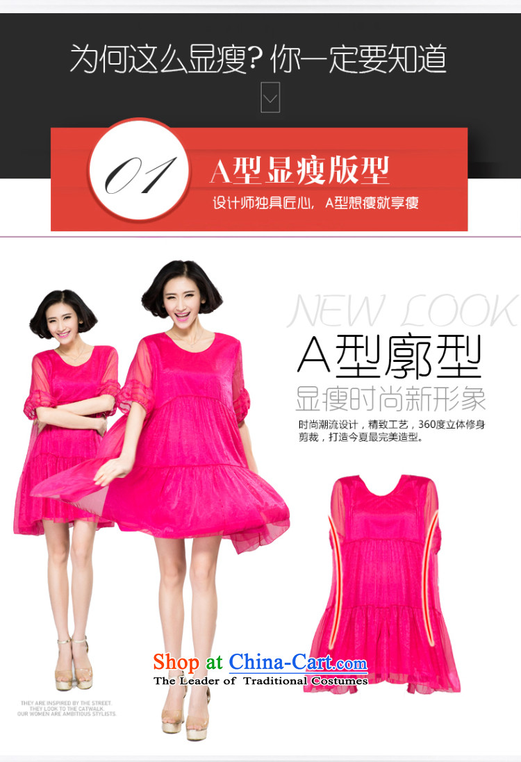 The Eternal-soo to xl women's dresses thick sister 2015 Summer new products were relaxd thick mm thick video thin new large A swing lanterns cuff dresses red XL Photo, prices, brand platters! The elections are supplied in the national character of distribution, so action, buy now enjoy more preferential! As soon as possible.