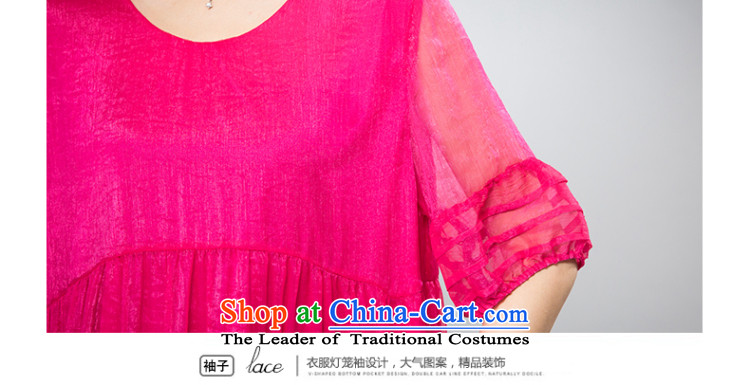 The Eternal-soo to xl women's dresses thick sister 2015 Summer new products were relaxd thick mm thick video thin new large A swing lanterns cuff dresses red XL Photo, prices, brand platters! The elections are supplied in the national character of distribution, so action, buy now enjoy more preferential! As soon as possible.