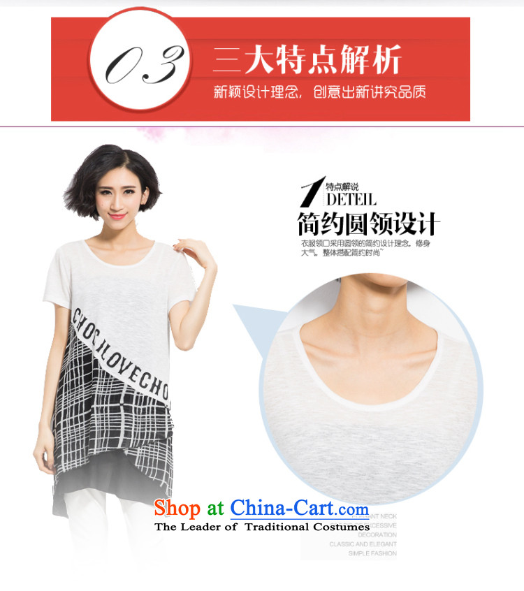The eternal summer Sau 2015 mm thick coat new larger female European and American letter stamp graphics thin white T-shirt split XL Photo, prices, brand platters! The elections are supplied in the national character of distribution, so action, buy now enjoy more preferential! As soon as possible.