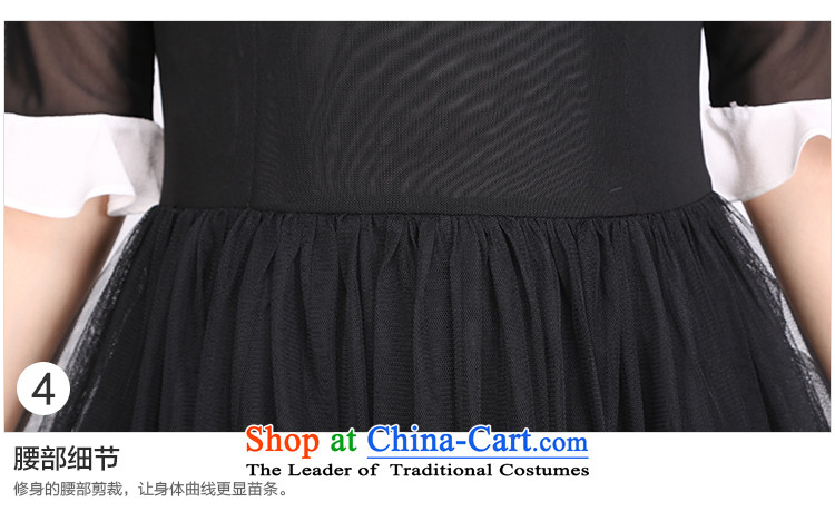Luo Shani Flower Code women's dresses women 2015 Summer new Korean skirt yarn network princess long skirt 2121 Black 6XL picture, prices, brand platters! The elections are supplied in the national character of distribution, so action, buy now enjoy more preferential! As soon as possible.