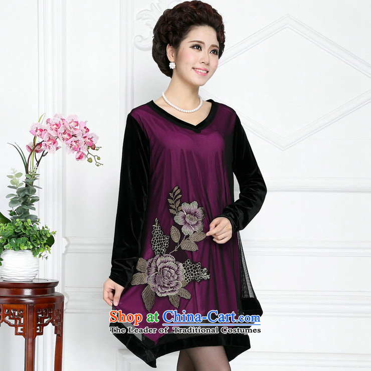 The sea route Flower Spring New gold velour long-sleeved V-Neck embroidery large nets dresses 4081-H dark green 2XL Photo, prices, brand platters! The elections are supplied in the national character of distribution, so action, buy now enjoy more preferential! As soon as possible.