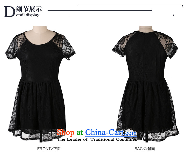 Luo Shani flower code women thick sister summer 200 catties to xl thick, Hin, thin lace thick mm dresses 2125 Magic black 4XL- recommendations 160-180 about wearing picture, prices, brand platters! The elections are supplied in the national character of distribution, so action, buy now enjoy more preferential! As soon as possible.