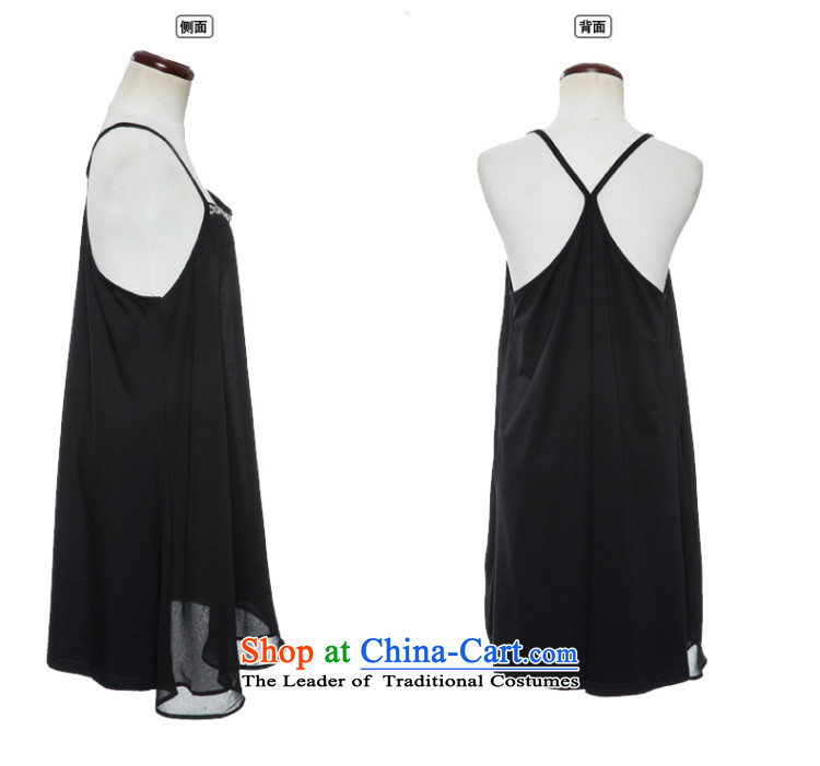The Eternal-soo to XL 2015 Summer thick mm new Korean version of large code vests Sau San Tai A swing crystal diamond slips Black XL Photo, prices, brand platters! The elections are supplied in the national character of distribution, so action, buy now enjoy more preferential! As soon as possible.