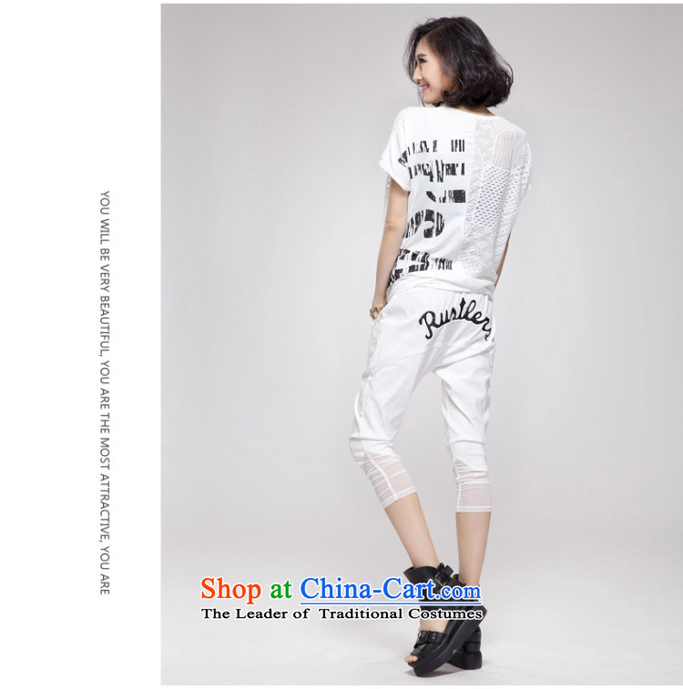 The Eternal Soo-to increase women's code 200 catties T-shirt thick sister Summer 2015 new product expertise, Hin thick mm thin, lace stitching loose white t-shirt will (120-150 small coal can penetrate) Picture, prices, brand platters! The elections are supplied in the national character of distribution, so action, buy now enjoy more preferential! As soon as possible.