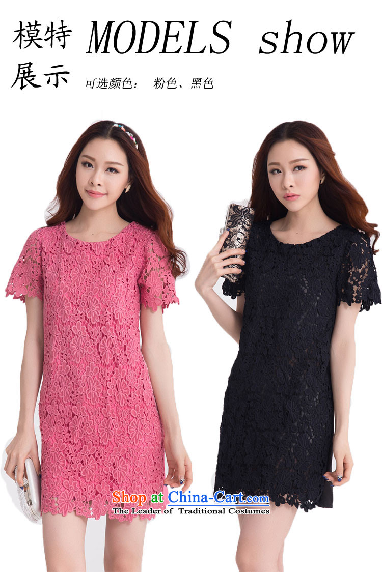 C.o.d. Package Mail 2015 Summer new stylish classic Korean leisure temperament xl thick MM Sau San video orchids leaf buds thin silk dresses black XXXXL picture, prices, brand platters! The elections are supplied in the national character of distribution, so action, buy now enjoy more preferential! As soon as possible.