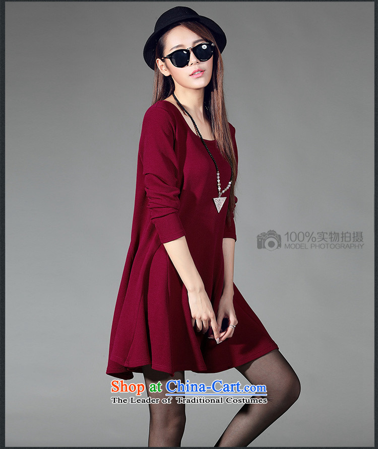  Large ZORMO female autumn and winter to xl long-sleeved dresses thick solid elastic skirt mm D2057 wine red XXXL 145-165 catty picture, prices, brand platters! The elections are supplied in the national character of distribution, so action, buy now enjoy more preferential! As soon as possible.