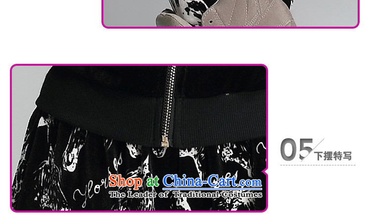 C.o.d. 2015 new stylish recreational sport xl thick MM Sau San video thin velvet sweater Korean sports wear leisure wears black XXXXL female picture, prices, brand platters! The elections are supplied in the national character of distribution, so action, buy now enjoy more preferential! As soon as possible.
