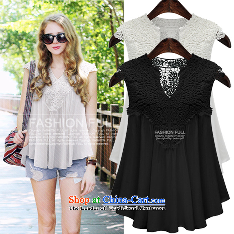 O Ya-ting 2015 new to xl female summer thick mm video thin lace shirt tank top female black Sau San 5XL recommends that you 175-200 catty picture, prices, brand platters! The elections are supplied in the national character of distribution, so action, buy now enjoy more preferential! As soon as possible.
