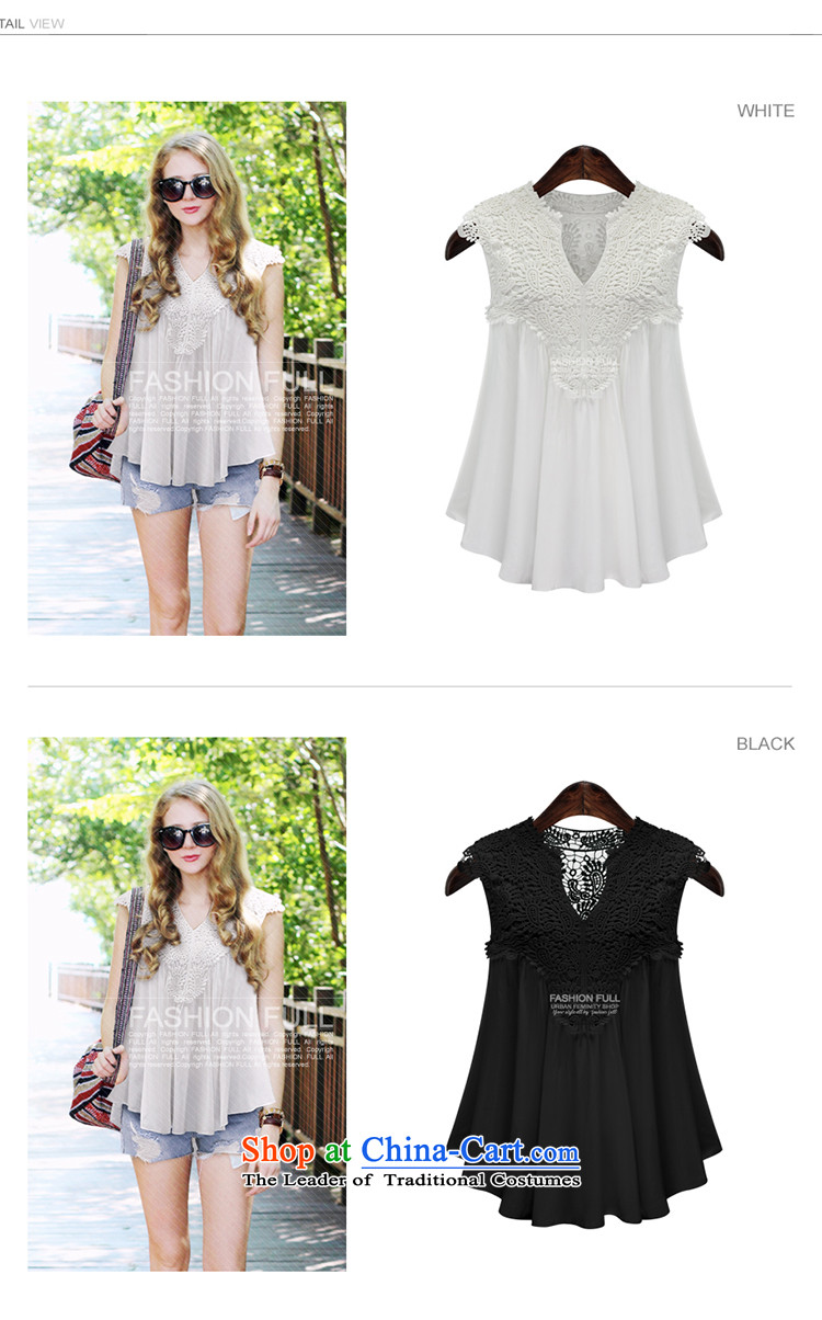 O Ya-ting 2015 new to xl female summer thick mm video thin lace shirt tank top female black Sau San 5XL recommends that you 175-200 catty picture, prices, brand platters! The elections are supplied in the national character of distribution, so action, buy now enjoy more preferential! As soon as possible.