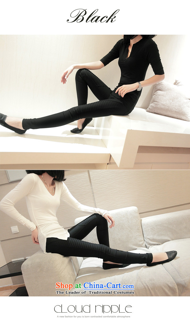 2015 Summer Zz&ff new large stylish casual wear for leg XZ5106 female black XXL(130-165) trousers picture, prices, brand platters! The elections are supplied in the national character of distribution, so action, buy now enjoy more preferential! As soon as possible.