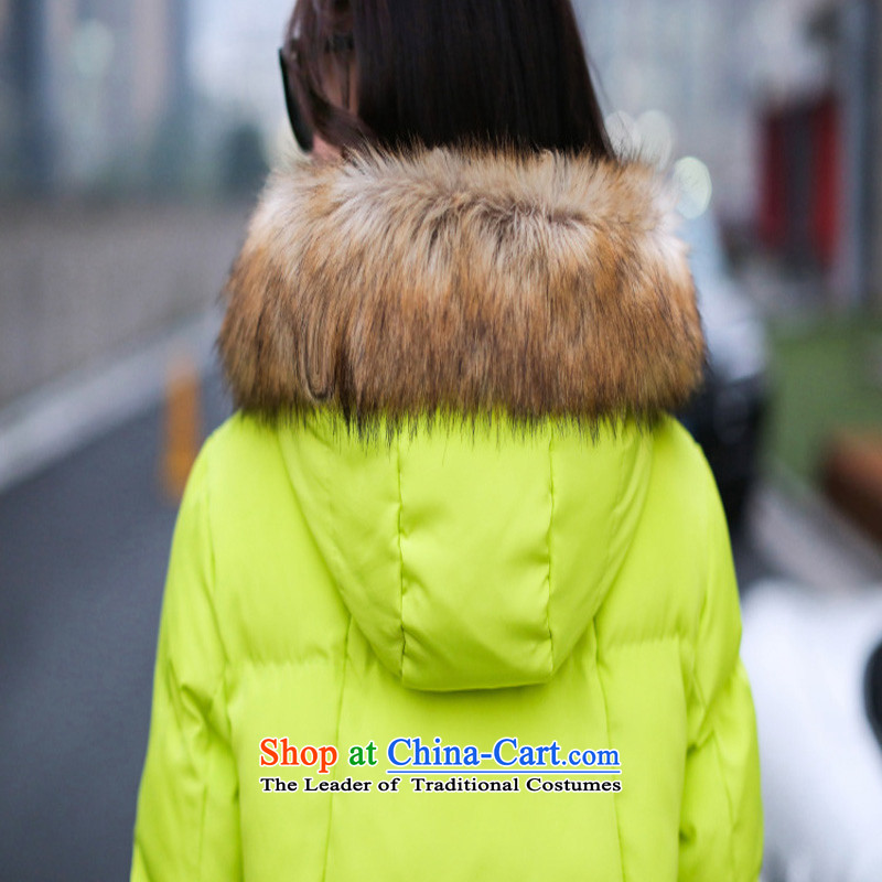 The first declared to economy xl female thick mm autumn and winter, in new long hair for cotton graphics thin cotton Feather Clothing L8148/ jacket black 3XL robe recommendations about cost between HKD150-170, purple long declared shopping on the Internet has been pressed.