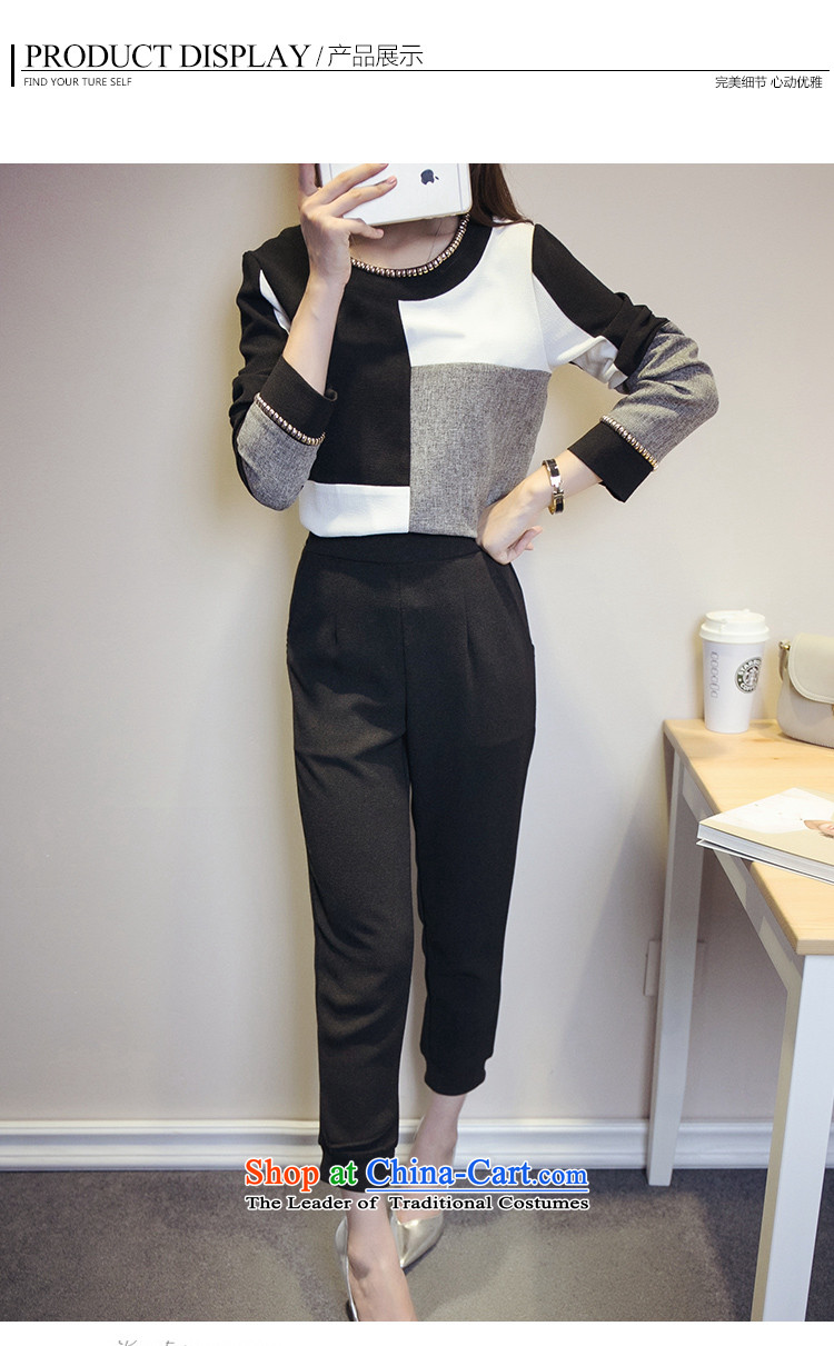 The first declared as thick mm to increase women's code thick mm spring and autumn the new two-piece kit Korean long-sleeved shirt, forming the T-shirt shirt + long pants 7347# 5XL 180-200 around 922.747 picture, prices, brand platters! The elections are supplied in the national character of distribution, so action, buy now enjoy more preferential! As soon as possible.