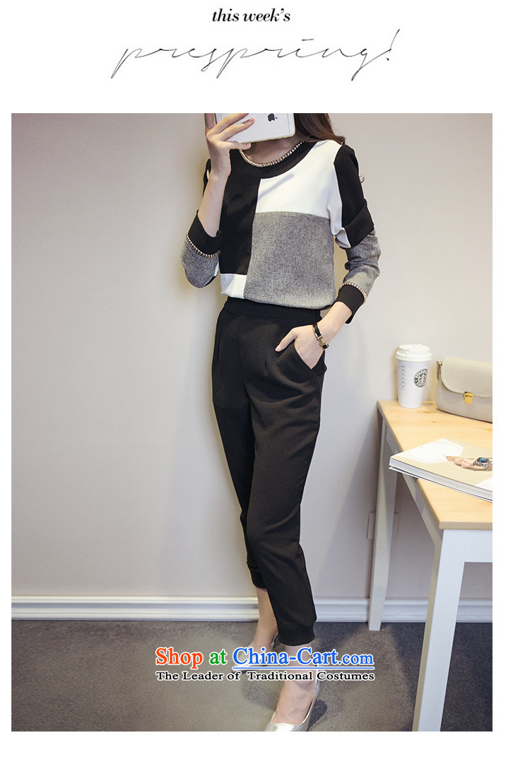 The first declared as thick mm to increase women's code thick mm spring and autumn the new two-piece kit Korean long-sleeved shirt, forming the T-shirt shirt + long pants 7347# 5XL 180-200 around 922.747 picture, prices, brand platters! The elections are supplied in the national character of distribution, so action, buy now enjoy more preferential! As soon as possible.