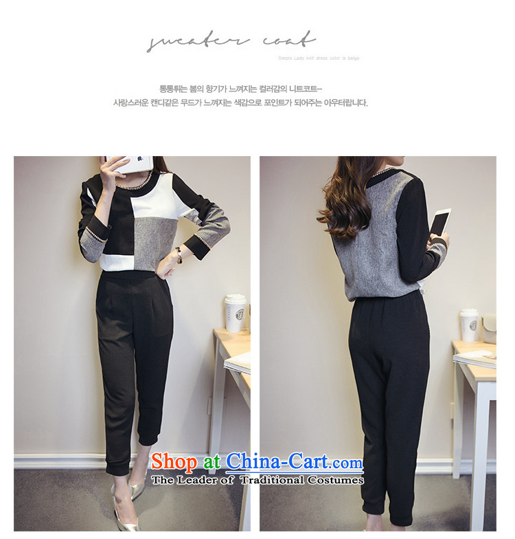 The first declared as thick mm to increase women's code thick mm spring and autumn the new two-piece kit Korean long-sleeved shirt, forming the T-shirt shirt + long pants 7347# 5XL 180-200 around 922.747 picture, prices, brand platters! The elections are supplied in the national character of distribution, so action, buy now enjoy more preferential! As soon as possible.