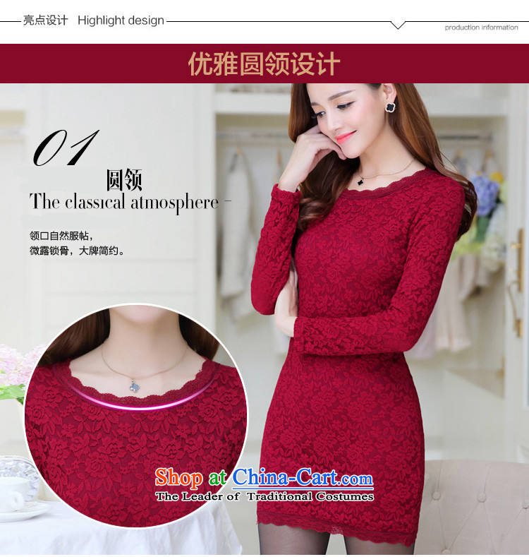 I think the   2015 339,600 empty autumn and winter new lace larger female plus lint-free Thick coated dresses   K218 wine red XL Photo, prices, brand platters! The elections are supplied in the national character of distribution, so action, buy now enjoy more preferential! As soon as possible.