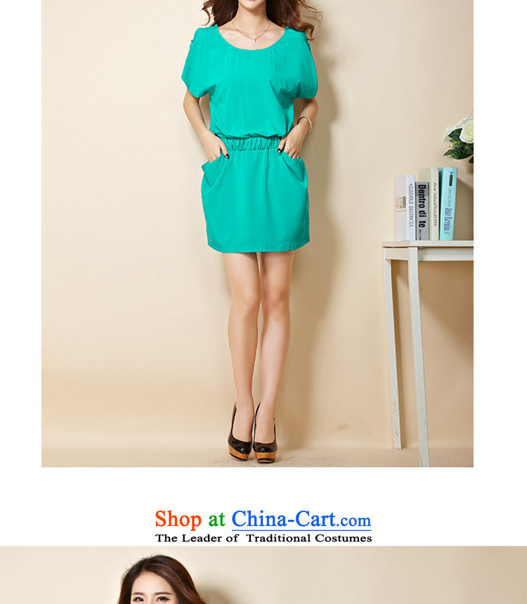 The officials of the fuseau larger women's dresses 2015 Summer new to xl dresses bat sleeves thick sister short skirt light green 5XL picture, prices, brand platters! The elections are supplied in the national character of distribution, so action, buy now enjoy more preferential! As soon as possible.