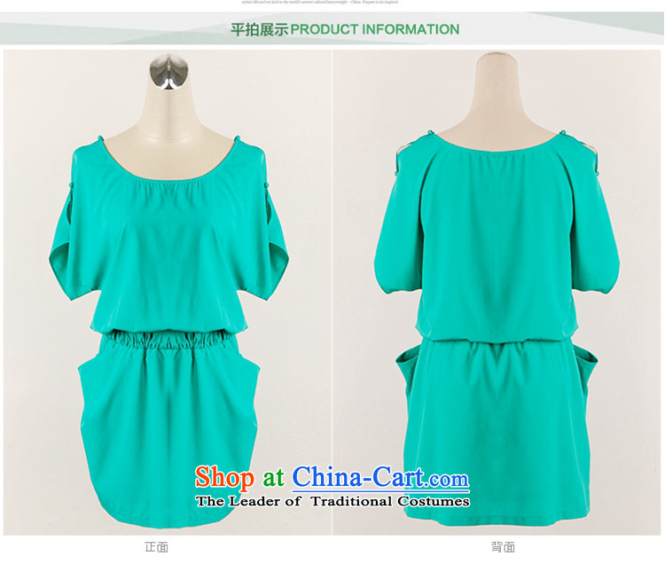 The officials of the fuseau larger women's dresses 2015 Summer new to xl dresses bat sleeves thick sister short skirt light green 5XL picture, prices, brand platters! The elections are supplied in the national character of distribution, so action, buy now enjoy more preferential! As soon as possible.