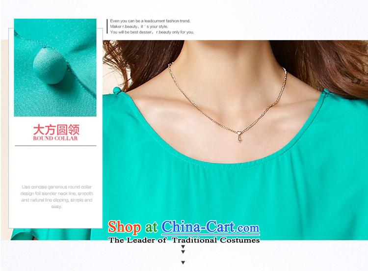 The officials of the fuseau larger women's dresses 2015 Summer new to xl dresses bat sleeves thick sister short skirt light green 5XL picture, prices, brand platters! The elections are supplied in the national character of distribution, so action, buy now enjoy more preferential! As soon as possible.