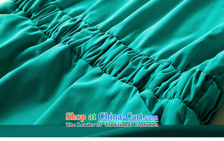 The officials of the fuseau larger women's dresses 2015 Summer new to xl dresses bat sleeves thick sister short skirt light green 5XL picture, prices, brand platters! The elections are supplied in the national character of distribution, so action, buy now enjoy more preferential! As soon as possible.