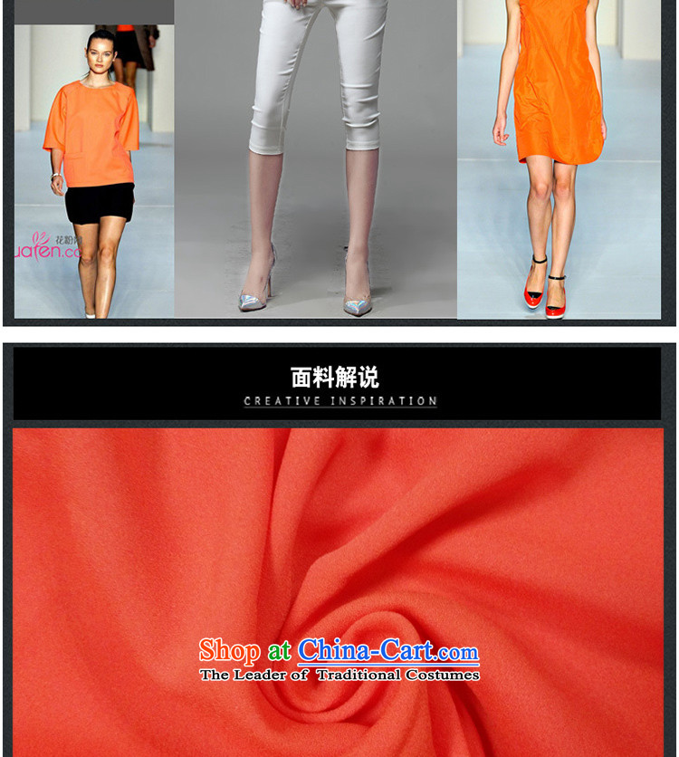 The lymalon lehmann thick, Hin thin 2015 Summer new ultra high-end larger female 4xl chiffon short-sleeved T-shirt T5023 orange XL Photo, prices, brand platters! The elections are supplied in the national character of distribution, so action, buy now enjoy more preferential! As soon as possible.