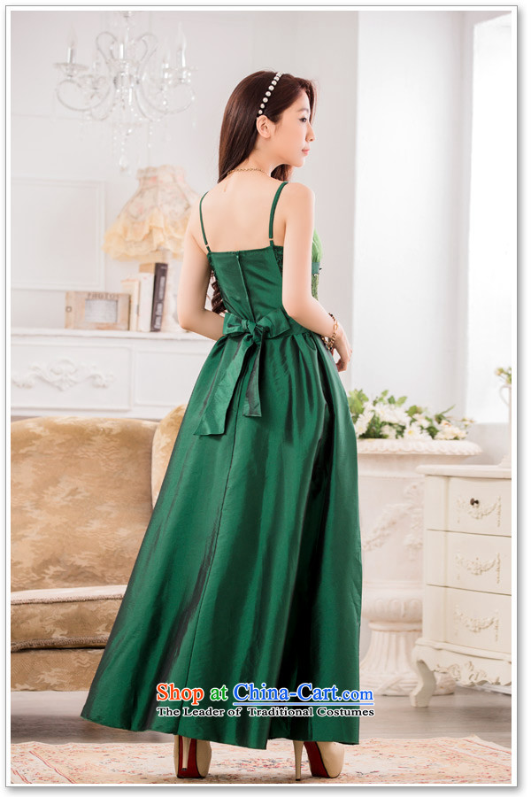 C.o.d. Package Mail 2015 Summer new leisure temperament classic style dinner show moderator large long evening dresses large graphics thin Sau San dresses green XXL picture, prices, brand platters! The elections are supplied in the national character of distribution, so action, buy now enjoy more preferential! As soon as possible.