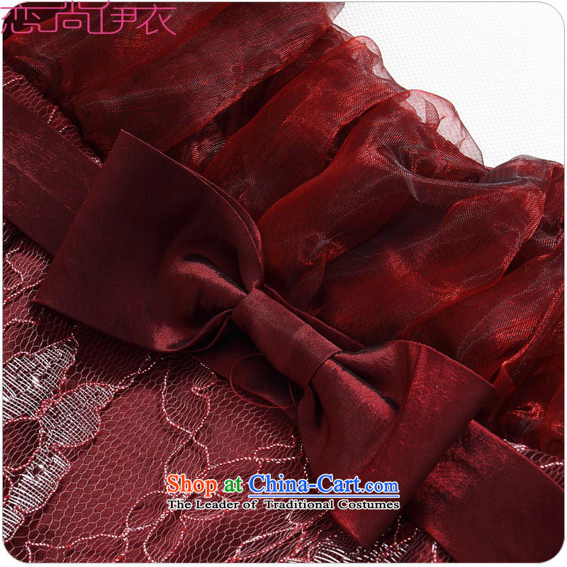 C.o.d. 2015 new fourth quarter dress chairman skirt xl stylish large dresses slips hosted a dress wine red 2XL approximately 145-165, land is of Yi , , , shopping on the Internet
