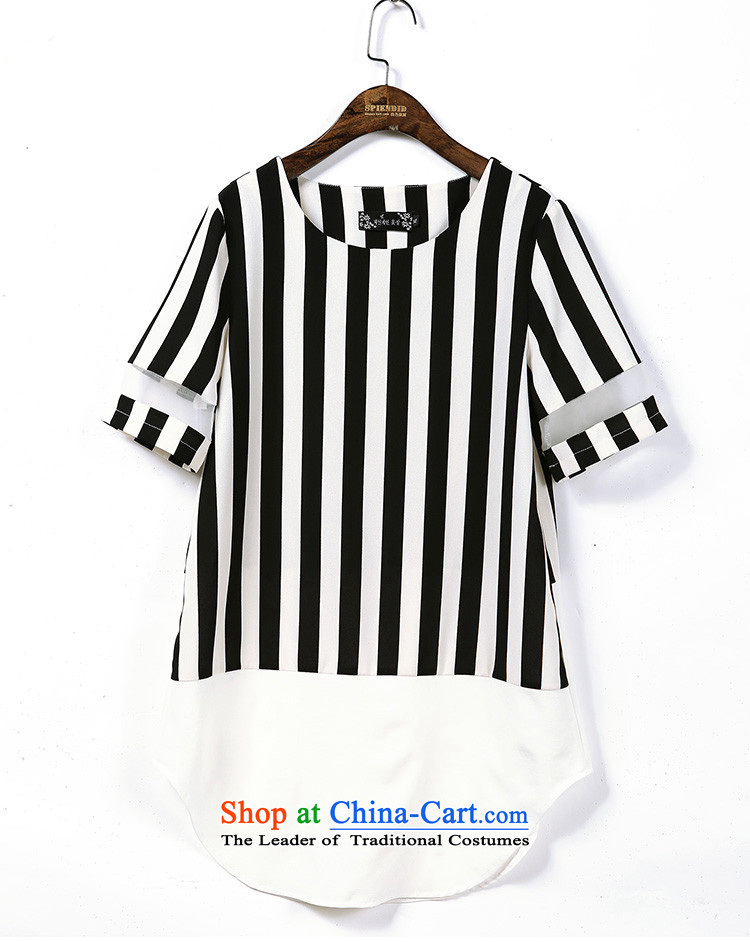 The new summer 2015 Zz&ff Korean version of fat mm Couture fashion loose short-sleeved T-shirt chiffon T-shirt female Summer 8239 picture color pictures, prices, XXXXL brand platters! The elections are supplied in the national character of distribution, so action, buy now enjoy more preferential! As soon as possible.