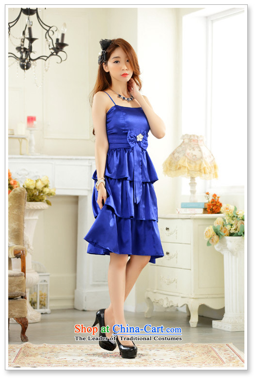 C.o.d. Package Mail 2015 Summer new stylish sexy stylish Sweet drill clip anointed chest sister skirt evening dress bridesmaid skirt larger small dress code are blue skirt princess F picture, prices, brand platters! The elections are supplied in the national character of distribution, so action, buy now enjoy more preferential! As soon as possible.